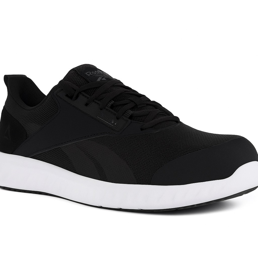 Reebok Black and White Safety Toe Shoes
